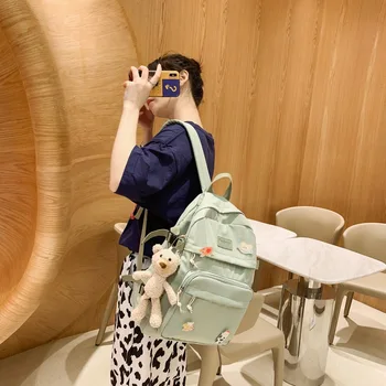 2020 Hot Korean style pure color nylon casual school bag simple color matching student backpack for men and women Shoulder Bags
2020 Hot Korean style pure color nylon casual school bag simple color matching student backpack for men and women Shoulder Bags
