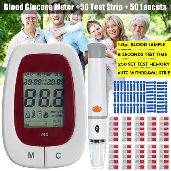 Blood Glucose Meter Glucometer Sugar Detection Diabetes Tester 50 Test Strip Lancet Kit For JPS-5/6/7 Medical Glucometer
Blood Glucose Meter Glucometer Sugar Detection Diabetes Tester 50 Test Strip Lancet Kit For JPS-5/6/7 Medical Glucometer