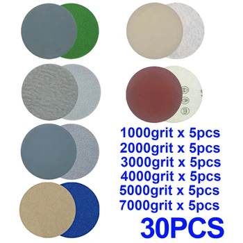 30Pcs 3 Inch Round Wet Dry Sandpaper Disk Sand Sheets 1000-7000 Grit Sanding Disc Hook And Loop For Polishing Cleaning Parts
30Pcs 3 Inch Round Wet Dry Sandpaper Disk Sand Sheets 1000-7000 Grit Sanding Disc Hook And Loop For Polishing Cleaning Parts