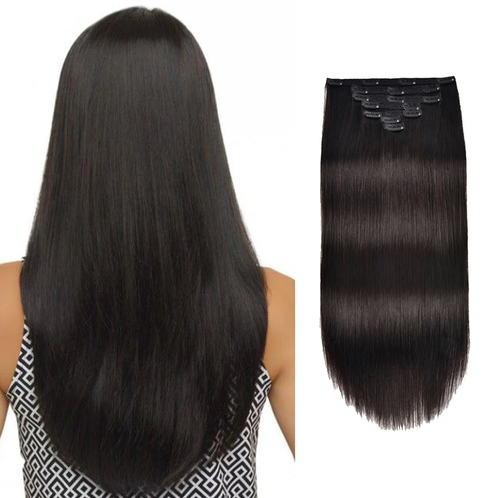 Gazfairy Silky Straight Clip ins 100% Real Remy Hair 20'' 7pcs/set 120g Clip in Human Hair Extensions Full Head Double Drawn
Gazfairy Silky Straight Clip ins 100% Real Remy Hair 20'' 7pcs/set 120g Clip in Human Hair Extensions Full Head Double Drawn