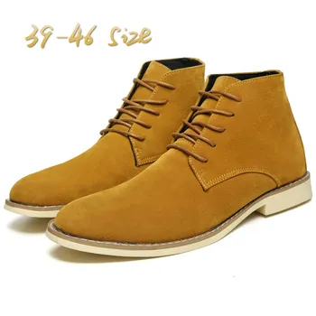 Autumn Winter Mens Ankle Boots Fashion Suede High Top Soft Oxford Snow Boot Lace Up Plus Size Cowboy Chelsea Dress Formal Shoes
Autumn Winter Mens Ankle Boots Fashion Suede High Top Soft Oxford Snow Boot Lace Up Plus Size Cowboy Chelsea Dress Formal Shoes