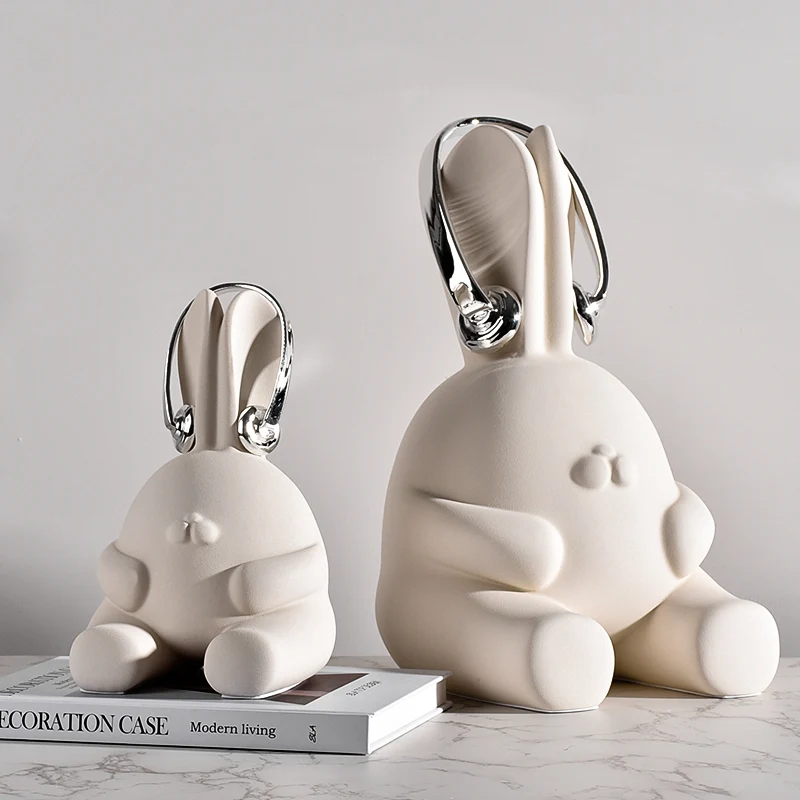 Headset Rabbit Statue Cartoon Animal Figurine Desktop Decoration Ornaments Modern Interior Home Decor Resin Crafts Sculpture
Headset Rabbit Statue Cartoon Animal Figurine Desktop Decoration Ornaments Modern Interior Home Decor Resin Crafts Sculpture