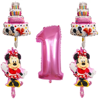 5pcs Birthday Balloons Mickey Minnie Mouse Party decorations Number Ballon 1 2 3 4 5 6 7st baby shower balloon Kids Toy Supplies 
5pcs Birthday Balloons Mickey Minnie Mouse Party decorations Number Ballon 1 2 3 4 5 6 7st baby shower balloon Kids Toy Supplies