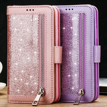 LAPOPNUT Phone Case for Iphone 11 Pro Xs Max X Xs Xr 8 7 Plus 6 6s Bling Glitter Zipper PU Leather Wallet Flip Slim Apple Cover
LAPOPNUT Phone Case for Iphone 11 Pro Xs Max X Xs Xr 8 7 Plus 6 6s Bling Glitter Zipper PU Leather Wallet Flip Slim Apple Cover