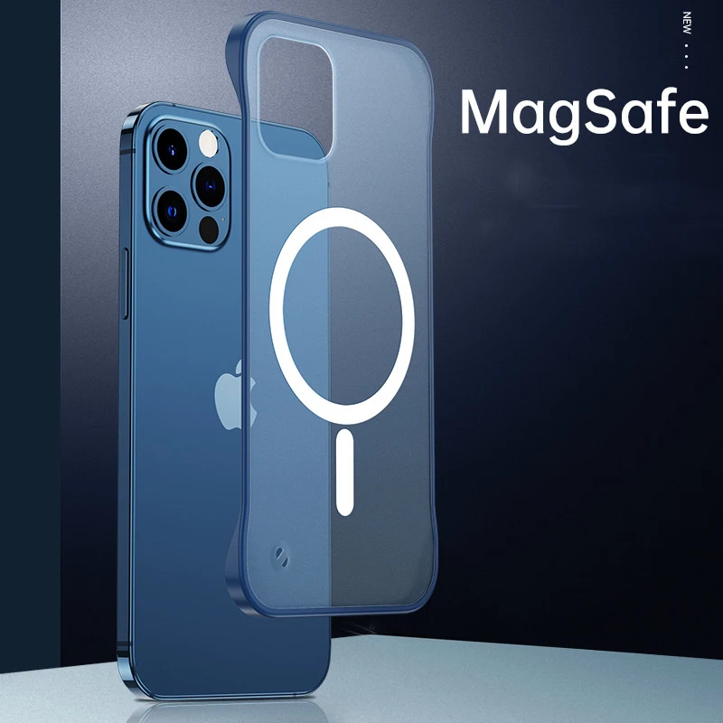 For iPhone 12 12Pro 12ProMax 12 Mini Magsafe Frameless Phone Case Magnetic Ultra Thin Hard PC Translucent matte Protection Cover
For iPhone 12 12Pro 12ProMax 12 Mini Magsafe Frameless Phone Case Magnetic Ultra Thin Hard PC Translucent matte Protection Cover