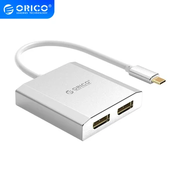 ORICO Type-C to Dual DP 4K HD Resolution Video Cable Large Alloy Material Screen Displayer Cable For Laptop Phone Tablet
ORICO Type-C to Dual DP 4K HD Resolution Video Cable Large Alloy Material Screen Displayer Cable For Laptop Phone Tablet