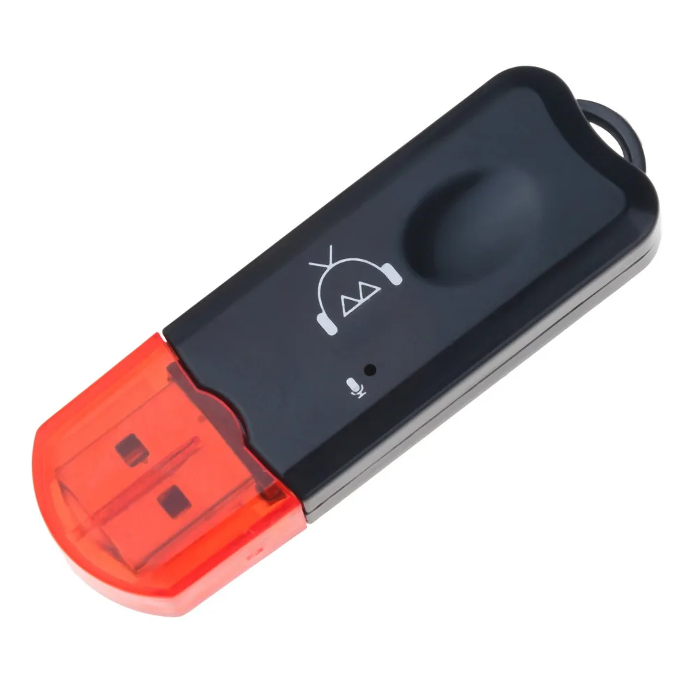 USB AUX Bluetooth приемник беспроводной аудио адаптер стерео с микрофоном для