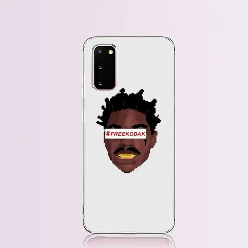 PENGHUWAN Kodak Nero Rapper Cover Black Soft Shell Phone Case for Samsung S9 plus S5 S6 S7 edge S8 S10 plus