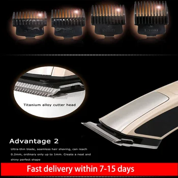 Electric Hair Clipper Clipper Seamless Golden Fader Rechargeable Shaver Low Noise Professional Hair Trimmer Cordless Adult Razor
Electric Hair Clipper Clipper Seamless Golden Fader Rechargeable Shaver Low Noise Professional Hair Trimmer Cordless Adult Razor