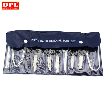 20 pcs Vehicle Radio Removal Tools Door Panel Removal Realese Stereo Headunit Audio Keys Navigation Dash Trim Install Tools Kit
20 pcs Vehicle Radio Removal Tools Door Panel Removal Realese Stereo Headunit Audio Keys Navigation Dash Trim Install Tools Kit
