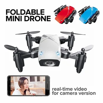 Wifi FPV Drone Foldable Pocket Mini Drone S9 HD RC Quadcopter RC Drone with Micro 0.3MP Camera Headless Mode Brushed Motor
Wifi FPV Drone Foldable Pocket Mini Drone S9 HD RC Quadcopter RC Drone with Micro 0.3MP Camera Headless Mode Brushed Motor
