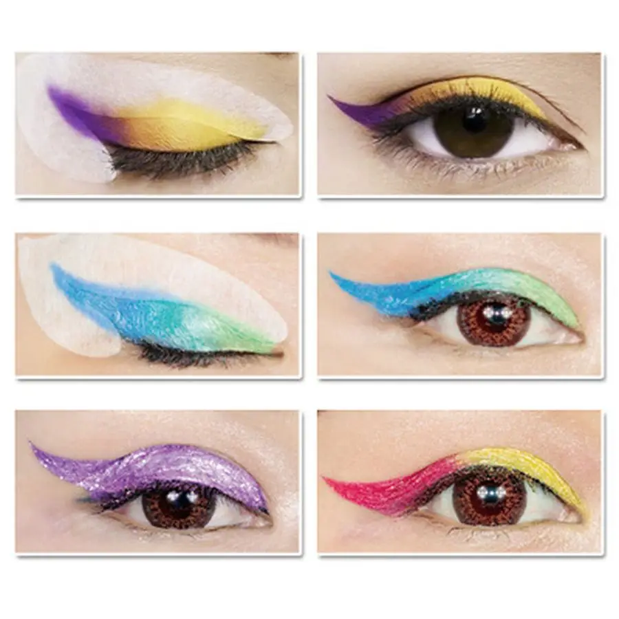6Pairs12pcs Eye Makeup Fast Eyeliner Eye Shadow Sticker Lining Stencils Stickers Style Sexy Template Eye Make-up Toos Kit
6Pairs12pcs Eye Makeup Fast Eyeliner Eye Shadow Sticker Lining Stencils Stickers Style Sexy Template Eye Make-up Toos Kit