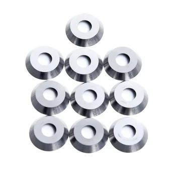 10Pc 12mm Round Wood Turning Carbide Tip Inserts Lathe Chisel Blade Cutter Tools
10Pc 12mm Round Wood Turning Carbide Tip Inserts Lathe Chisel Blade Cutter Tools