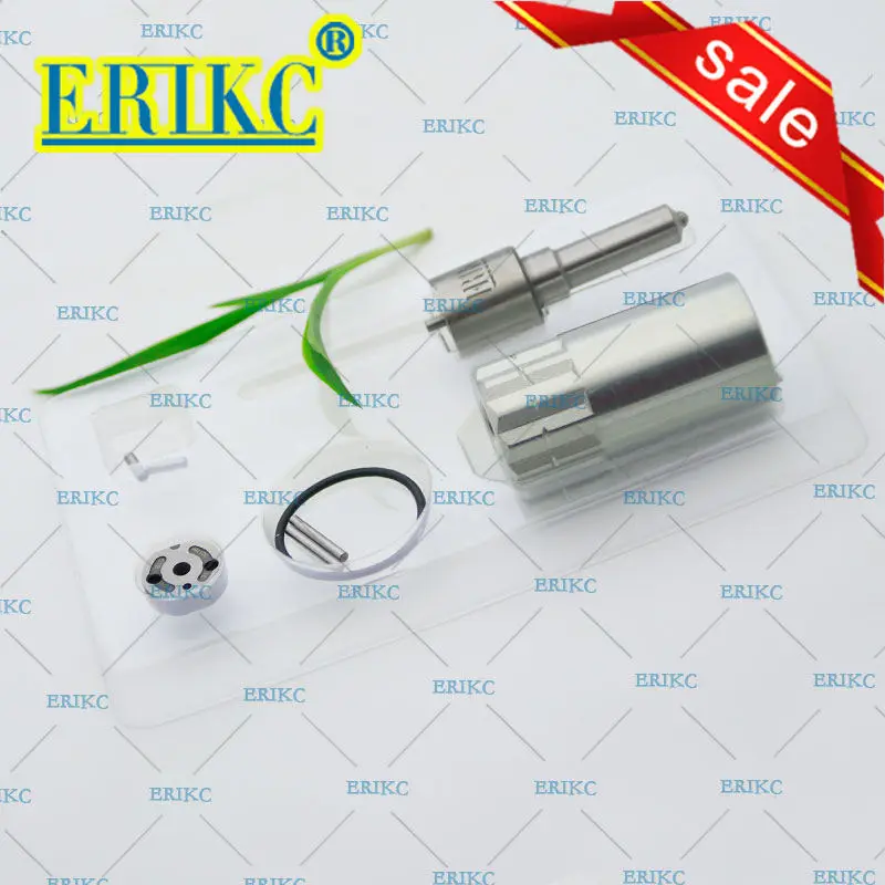 

ERIKC 095000-8901 Fuel Injector Repair kits Valve 19# and Nozzle DLLA158P1096 Retaining Nut for Isuzu 6HK1 4HK1 240/250-8