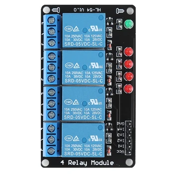 4 Channel DC 5V Relay Module With Optocoupler Low Level Trigger Expansion Relay Output 4 Way Relay Module For Arduino Blue
4 Channel DC 5V Relay Module With Optocoupler Low Level Trigger Expansion Relay Output 4 Way Relay Module For Arduino Blue
