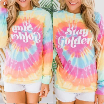 Women's Summer New Casual Printed Home Wear Polyester Tie-dye Loose Letter Printing Round Neck Long Sleeve Plus Size Home Wear
Women's Summer New Casual Printed Home Wear Polyester Tie-dye Loose Letter Printing Round Neck Long Sleeve Plus Size Home Wear