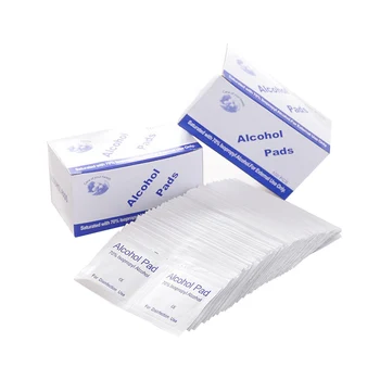 Portable 100PCS Professional Alcohol Swabs Pads Wet Wipes 70% Isopropyl First Aid Home Skin Cleanser Sterilization Wet Pads
Portable 100PCS Professional Alcohol Swabs Pads Wet Wipes 70% Isopropyl First Aid Home Skin Cleanser Sterilization Wet Pads