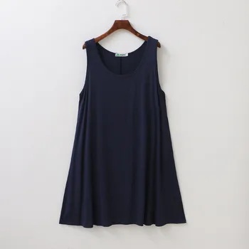 Sleeveless Night Dress Women Sleep Wear Nightwear Night Gown Sexy Modal Homewear Home Clothing O-neck Lounge Wear Robe 
Sleeveless Night Dress Women Sleep Wear Nightwear Night Gown Sexy Modal Homewear Home Clothing O-neck Lounge Wear Robe