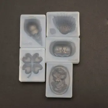 5Pcs Handmade Pumpkin Clover Shell Ice Cream Beauty Silicone Mold Kit UV Resin Epoxy Resin Mold Jewelry Making Tools
5Pcs Handmade Pumpkin Clover Shell Ice Cream Beauty Silicone Mold Kit UV Resin Epoxy Resin Mold Jewelry Making Tools