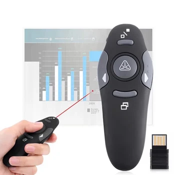2.4G Wireless Presenter PPT Laser Pointers Electronic Red Laser Whip Pen PowerPoint Remote Mouse for PPT Presenter Presentation 
2.4G Wireless Presenter PPT Laser Pointers Electronic Red Laser Whip Pen PowerPoint Remote Mouse for PPT Presenter Presentation