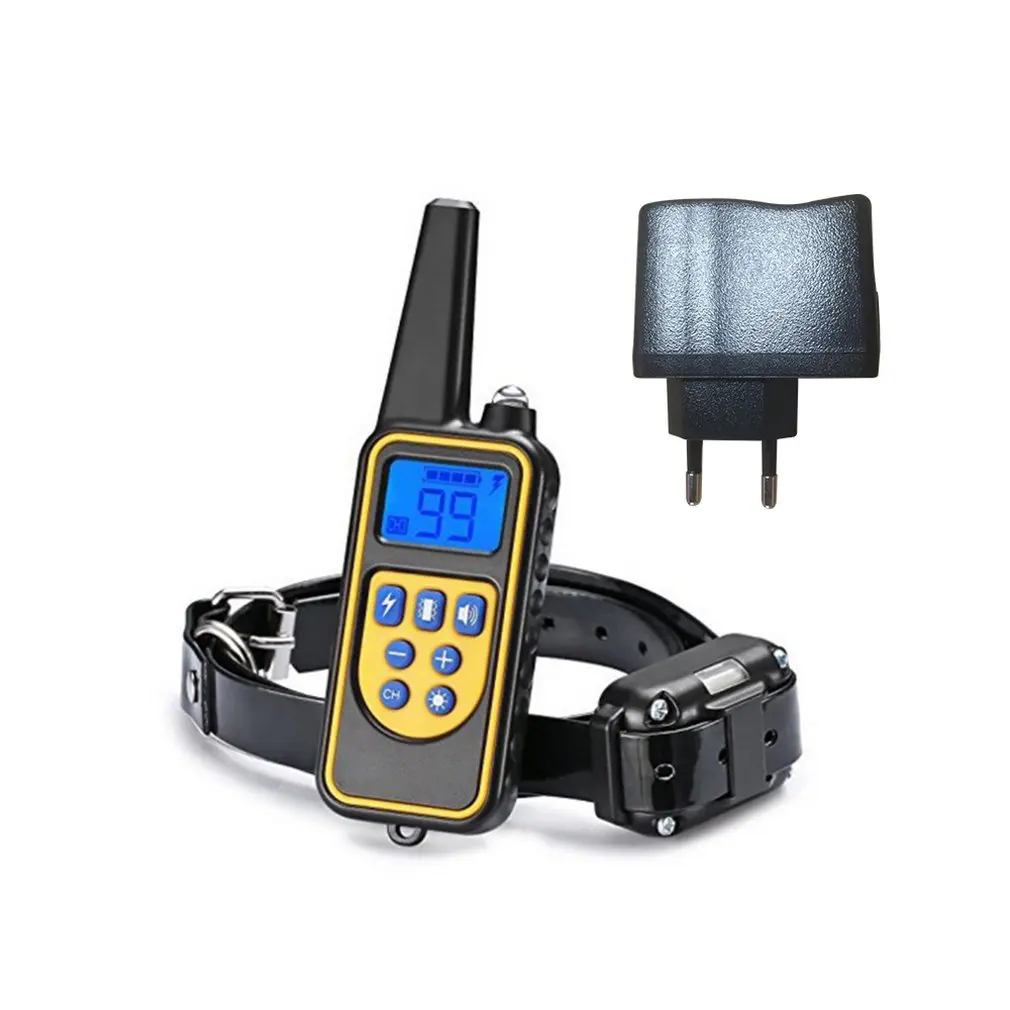 L880 Waterproof Rechargeable Remote Control Anti-barking Trainer Static Shock Vibration Dog Training Collar
L880 Waterproof Rechargeable Remote Control Anti-barking Trainer Static Shock Vibration Dog Training Collar