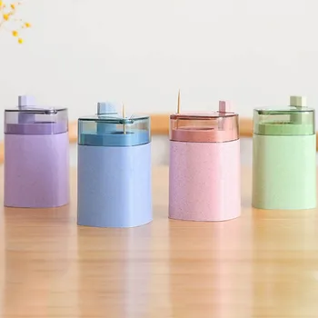 Circle/Square Toothpick Holder European Style Home Furnishings 1Pcs Transparent Wheat Straw Automatic Toothpick Box
Circle/Square Toothpick Holder European Style Home Furnishings 1Pcs Transparent Wheat Straw Automatic Toothpick Box