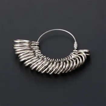 EU/JP/KR/UK Useful Standard Jewelry Measuring Tool Rings Size Metal Finger Ring Sizer Measure Gauge
EU/JP/KR/UK Useful Standard Jewelry Measuring Tool Rings Size Metal Finger Ring Sizer Measure Gauge