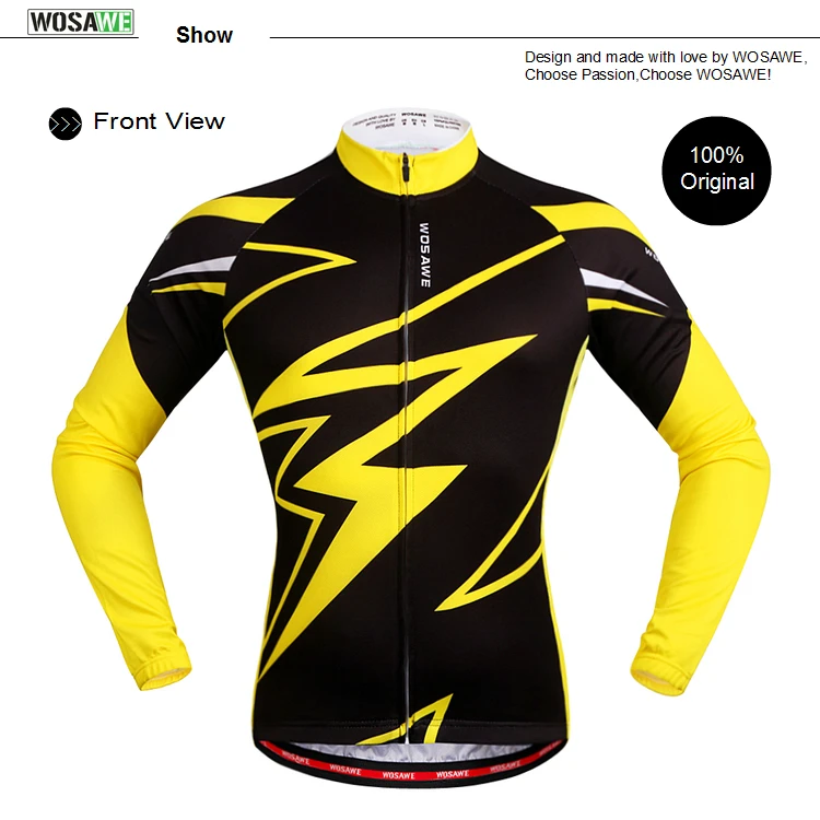 3 cycling jersey front view