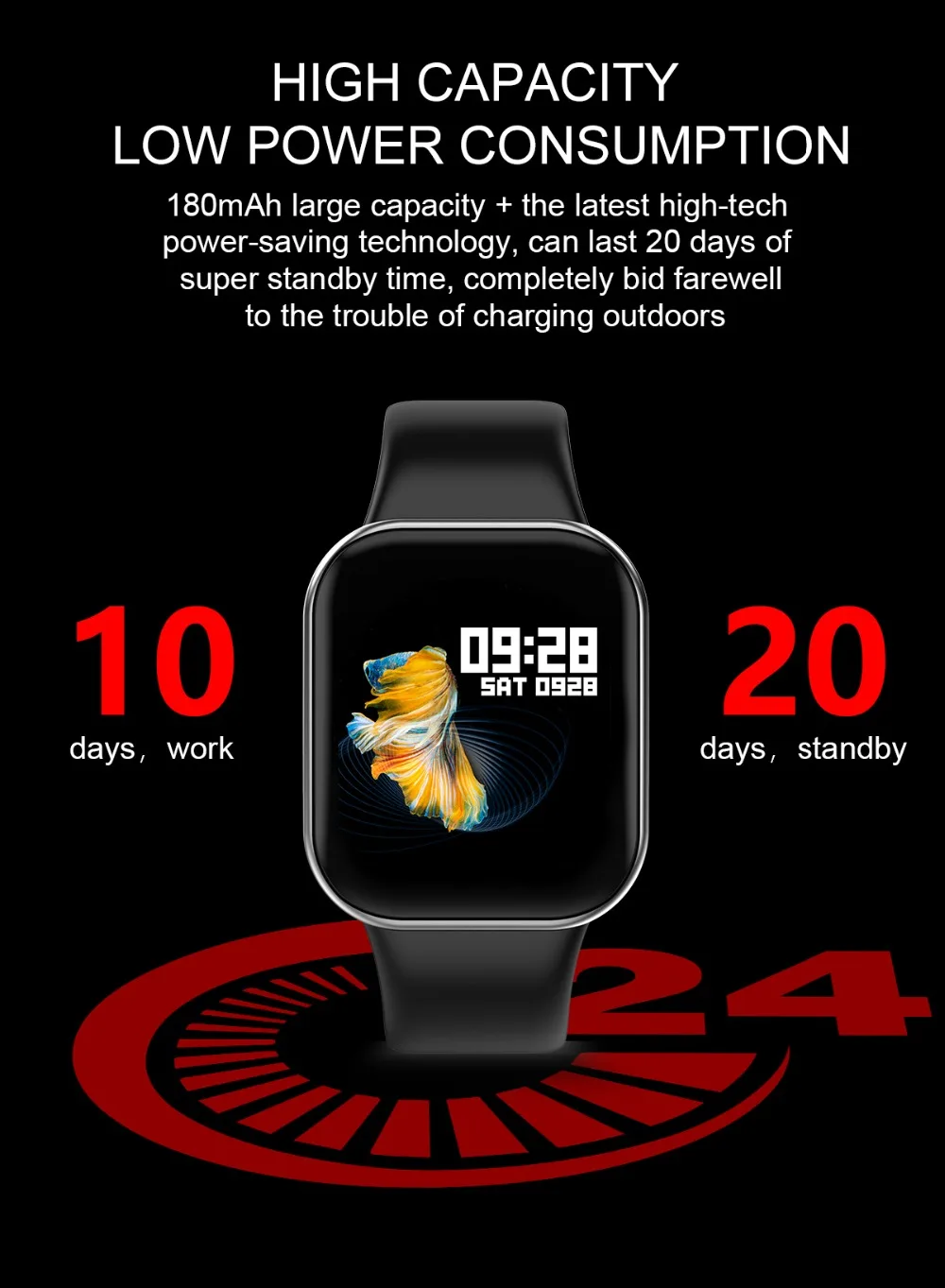 X16 Smart watch Full Screen Touch Waterproof Smartwatch Bluetooth sport Fitness Tracker Women Clock Men watch For IOS Android Phone (10)