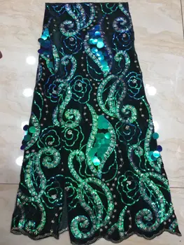 top quality embroidered tulle velet lace fabric with sequins JOY-22909 african net lace fabric for party dress
top quality embroidered tulle velet lace fabric with sequins JOY-22909 african net lace fabric for party dress
