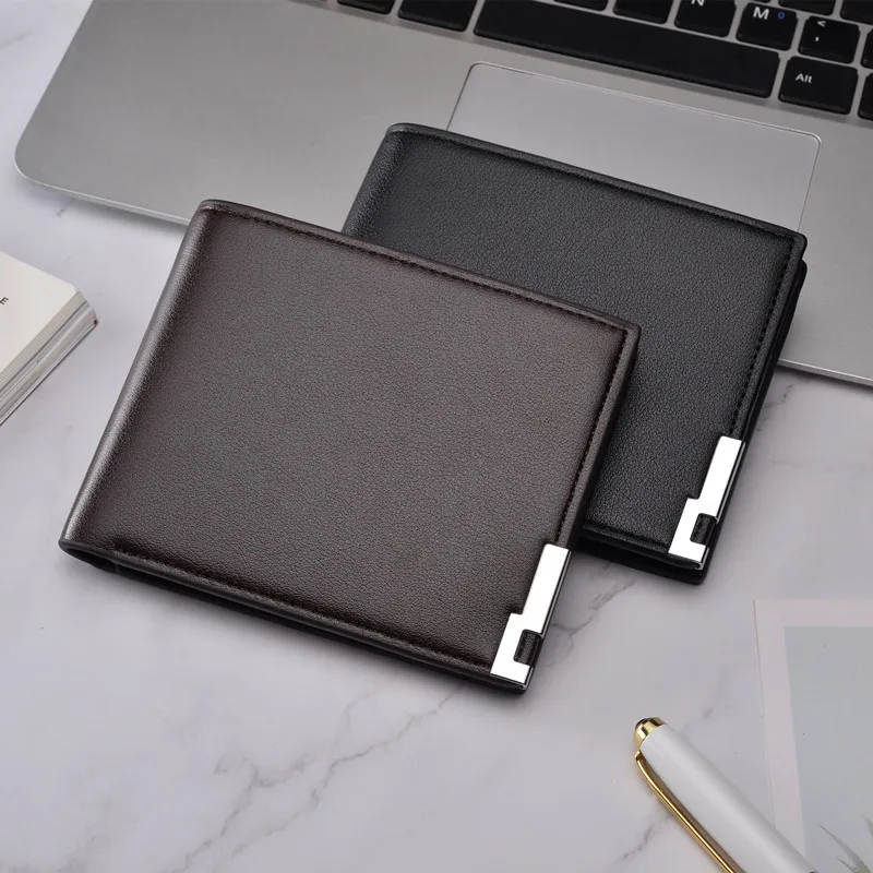2019 men's wallet pu leather double fold men's wallet casual close-fitting multi-function leather bag clutch bag
2019 men's wallet pu leather double fold men's wallet casual close-fitting multi-function leather bag clutch bag