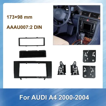 Car Stereo DVD Radio Fascia for AUDI A4 2000-2004 Audio Player Panel Adapter Frame Dash Mount Installation Kit 
Car Stereo DVD Radio Fascia for AUDI A4 2000-2004 Audio Player Panel Adapter Frame Dash Mount Installation Kit