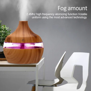 300Ml USB Electric Aromatherapy Air Humidifier Wood Grain 7 Color LED Light
300Ml USB Electric Aromatherapy Air Humidifier Wood Grain 7 Color LED Light