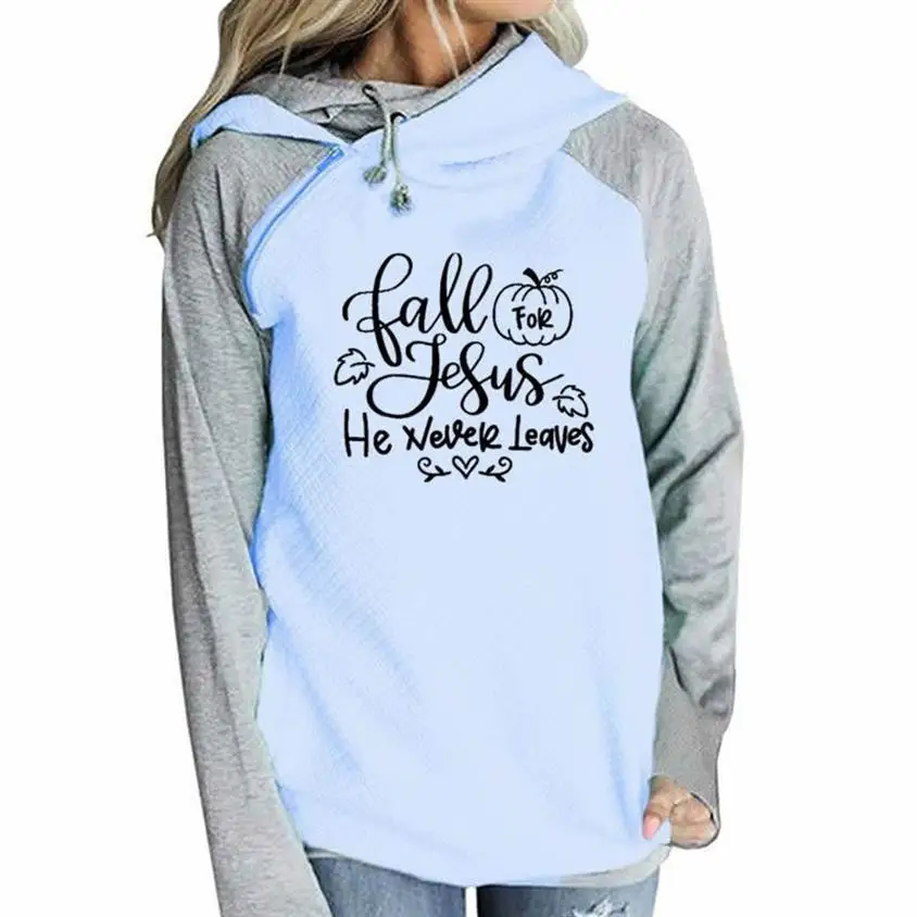 Zipper Decoration Hoodies For Women Fall Jesus Letters Print Sweatshirts Hoodies Femmes Cotton Tops Female Youth Hoody Girls 
Zipper Decoration Hoodies For Women Fall Jesus Letters Print Sweatshirts Hoodies Femmes Cotton Tops Female Youth Hoody Girls