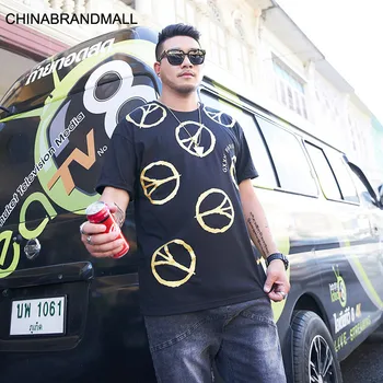 Big size Men's Wear super Brand Fat Man Plus Fat Plus Clothes Fat Loose Printing Leisure Short Sleeve T Shirt
Big size Men's Wear super Brand Fat Man Plus Fat Plus Clothes Fat Loose Printing Leisure Short Sleeve T Shirt