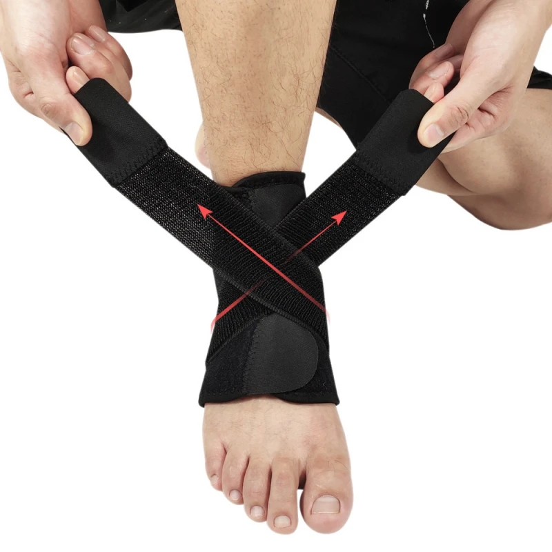 

1PC Ankle Support Brace Compression Tendon Pain Relief Strap Foot Sprains Injury Wrap New