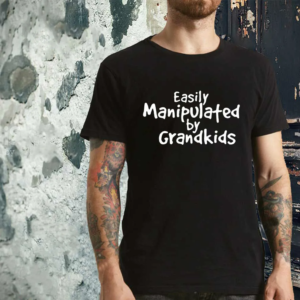 Easily Manipulated By Grandkids Men's T Shirt 
Easily Manipulated By Grandkids Men's T Shirt
