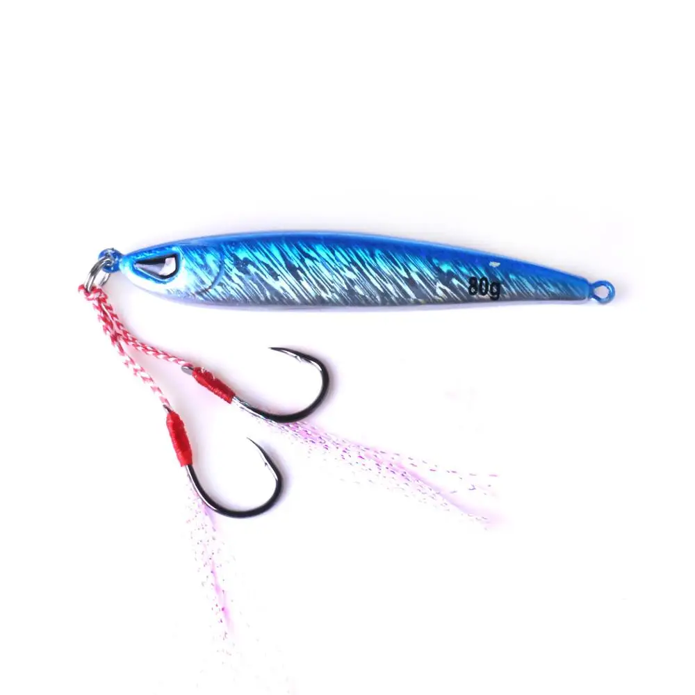 1Pcs Jig Lure 8.7cm 80g Hard Lead Metal Jigging Fishing Lure Sinking Slow jig Shake Spoon Iron Plate Deep Sea Fishing Baits
1Pcs Jig Lure 8.7cm 80g Hard Lead Metal Jigging Fishing Lure Sinking Slow jig Shake Spoon Iron Plate Deep Sea Fishing Baits