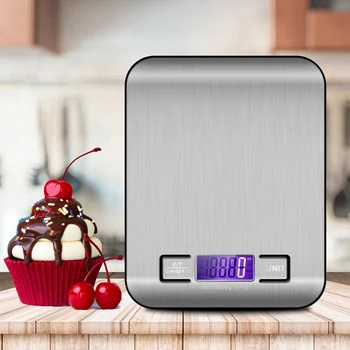 5kg/10kg Kitchen Scale Stainless Steel Electronic Scale Digital Electronic Scale Kitchen Weighing Volume Measuring Tool^1
5kg/10kg Kitchen Scale Stainless Steel Electronic Scale Digital Electronic Scale Kitchen Weighing Volume Measuring Tool^1