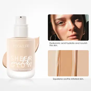 FOCALLURE Liquid Foundation Makeup Full Coverage Waterproof Base for Dry Skin Matte Foundation Long Lasting Moisturizing Makeup
FOCALLURE Liquid Foundation Makeup Full Coverage Waterproof Base for Dry Skin Matte Foundation Long Lasting Moisturizing Makeup