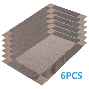 Placemats Washable PVC Table Cloth Pad Mat Tablemats Stain-Resistant Dining Disc Bowl Pad Coaster Non-slip PVC Pad
Placemats Washable PVC Table Cloth Pad Mat Tablemats Stain-Resistant Dining Disc Bowl Pad Coaster Non-slip PVC Pad