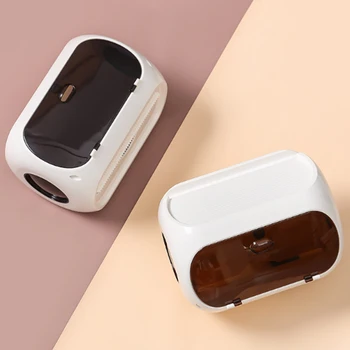 Tissue Box Waterproof Bathroom Paper Holder Wall Mounted Toilet Paper Storage Box Multifunction Tissue Dispenser with Magnetic
Tissue Box Waterproof Bathroom Paper Holder Wall Mounted Toilet Paper Storage Box Multifunction Tissue Dispenser with Magnetic