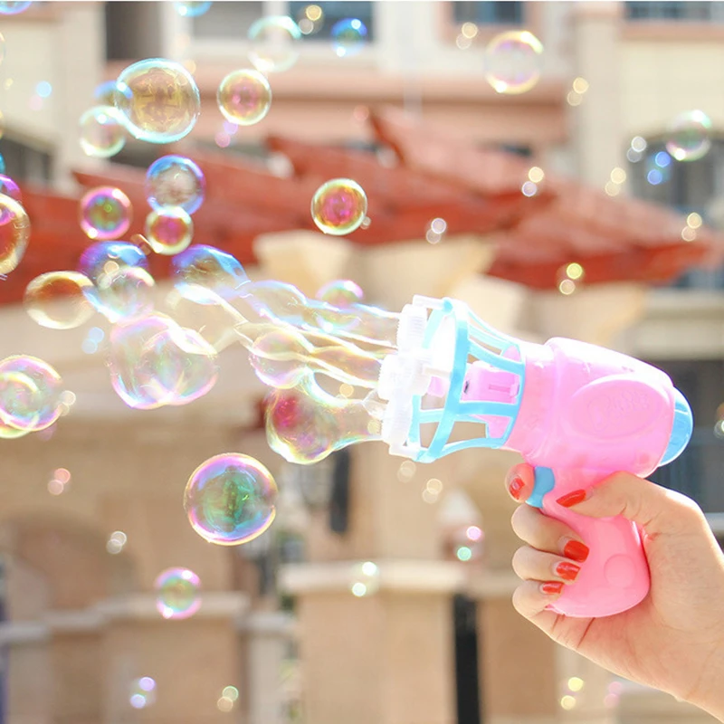 Summer Fun Bubble Blower Machine Toy Kids Soap Water Bubble Gun Fully automatic electric Manual Gun Blower Toy for Children ZK30
Summer Fun Bubble Blower Machine Toy Kids Soap Water Bubble Gun Fully automatic electric Manual Gun Blower Toy for Children ZK30