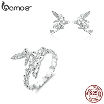 bamoer GUS194 925 Sterling Silver Jewelry Sets Fairy Tale Flower Elf Ring & Earrings Set Fantastic Fine Jewelry for Female Gift
bamoer GUS194 925 Sterling Silver Jewelry Sets Fairy Tale Flower Elf Ring & Earrings Set Fantastic Fine Jewelry for Female Gift