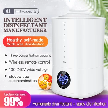 4L Fully Automatic Spray Hypochlorous Disinfectant Water Generator Water Maker For Home Office Protection 110V-Us Plug
4L Fully Automatic Spray Hypochlorous Disinfectant Water Generator Water Maker For Home Office Protection 110V-Us Plug
