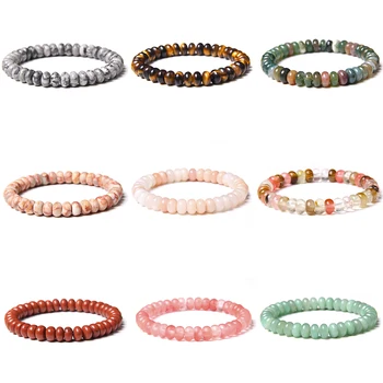 10 Styles Fashion Wheel Shape Tiger Eye Agates Aventurine Beads Bracelet Natural Yoga Stone Beads Bracelet Women Men Jewelry
10 Styles Fashion Wheel Shape Tiger Eye Agates Aventurine Beads Bracelet Natural Yoga Stone Beads Bracelet Women Men Jewelry