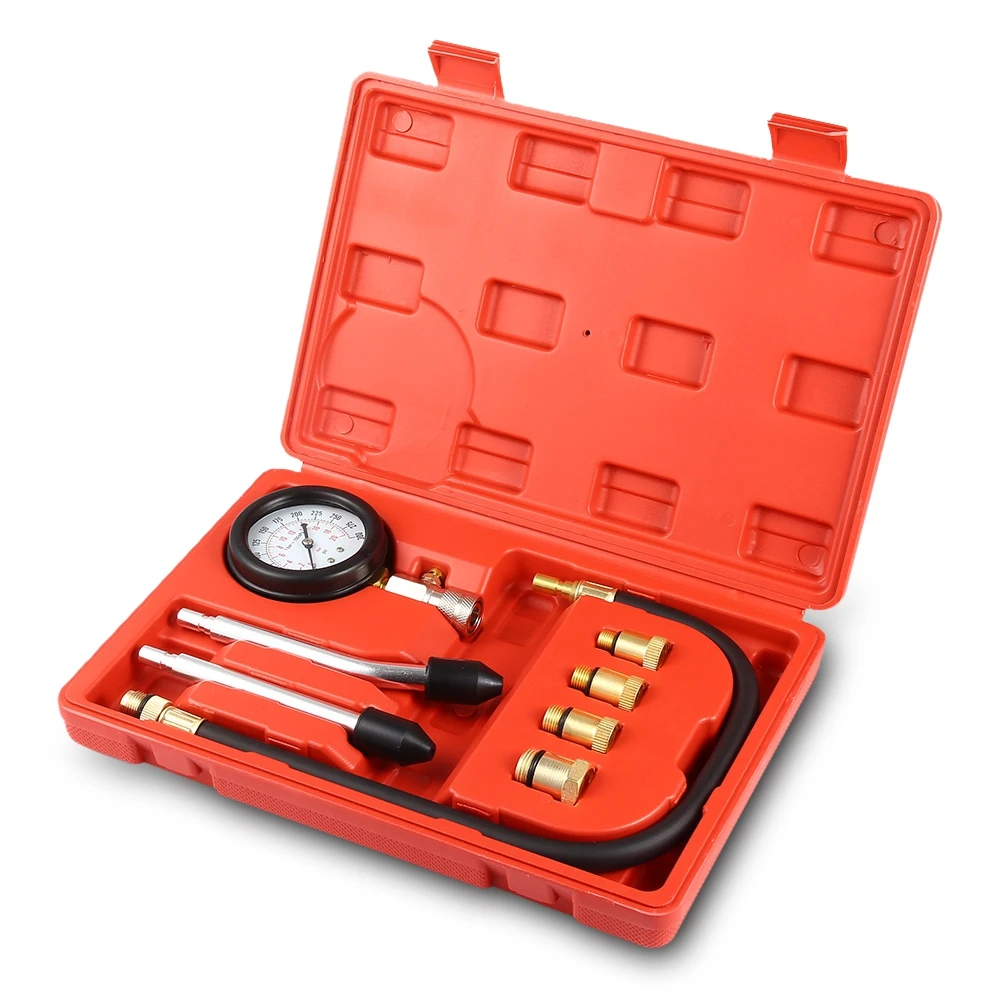 Engine Cylinder Compression Gauge Diagnostic Tester 0 - 300 psi Pressure Range for Motorcycles Cars
Engine Cylinder Compression Gauge Diagnostic Tester 0 - 300 psi Pressure Range for Motorcycles Cars