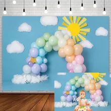 Avezano Blue Sky Cloud Background Photography Balloons Sun Newborn Kids Birthday Portrait Decor Backdrop For Photo Studio Props
Avezano Blue Sky Cloud Background Photography Balloons Sun Newborn Kids Birthday Portrait Decor Backdrop For Photo Studio Props