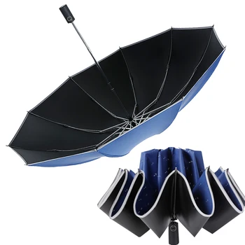 Wind Resistant Automatic Umbrella Men Reverse Car Umbrella 3 Folding Auto Luxury Big Windproof Paraguas Women Inverted Parasol
Wind Resistant Automatic Umbrella Men Reverse Car Umbrella 3 Folding Auto Luxury Big Windproof Paraguas Women Inverted Parasol
