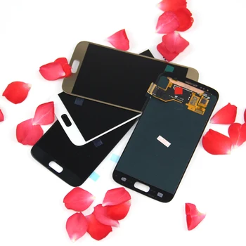SUPER AMOLED LCD for SAMSUNG Galaxy S7 Display G930 G930F Touch Screen Digitizer Black White Gold
SUPER AMOLED LCD for SAMSUNG Galaxy S7 Display G930 G930F Touch Screen Digitizer Black White Gold